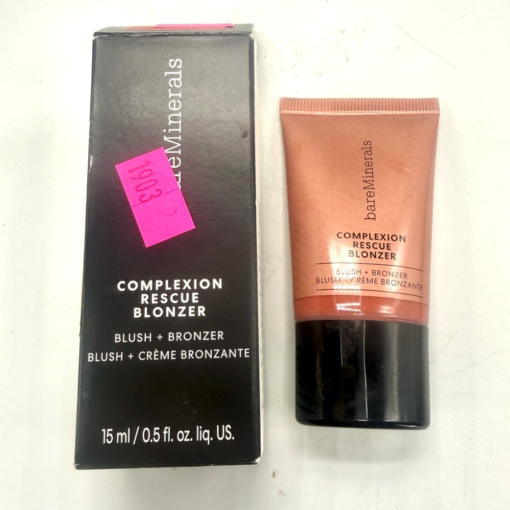 NEW BareMinerals Complexion Rescue Bronzer, Kiss of Mauve Color Original Box